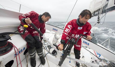 Paul Meilhat and Gwénolé Gahinet have won the Rolex Fastnet Race in the IMOCA category