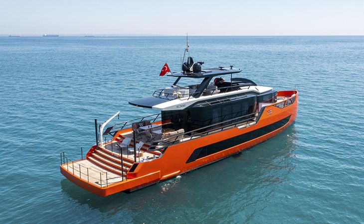 Boero YachtCoatings firma con il suo Full Paint System lo splendido M/Y Sarp XSR EDGE