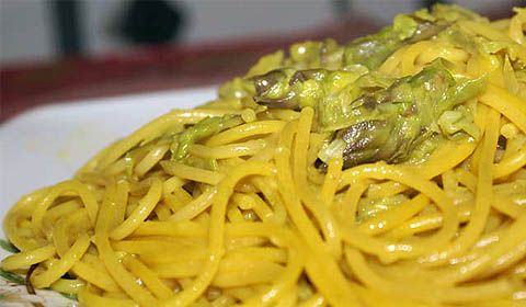 Spaghetti agli asparagi