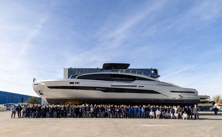 Ferretti Group: first Pershing GTX116 launched