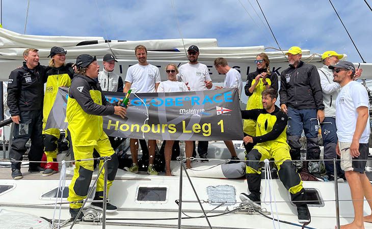 Ocean Globe Race: the Finns on Spirit of Helsinki triumph In Cape Town!