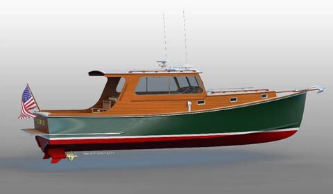 Zurn designs William 38 lobster boat