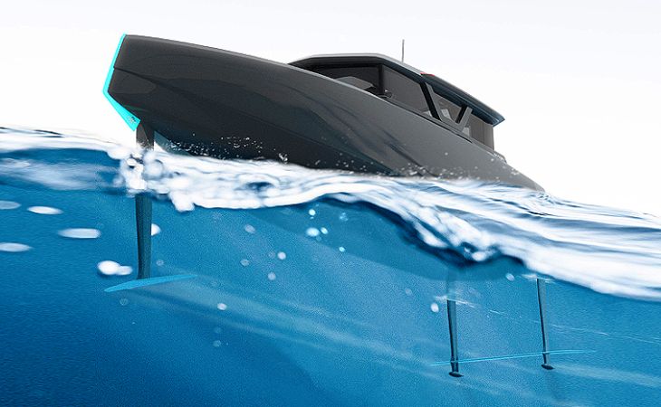 Silicon Valley high-tech startup Navier aimes high with the US first foiling electric powerboat