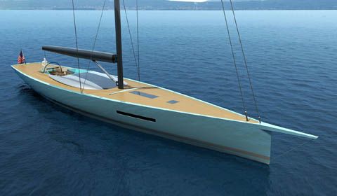 Philippe Briand unveils full details of 30m carbon sloop concept Egoist