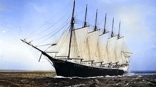 Lo schooner Wyoming, il più grande