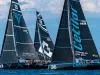 Tre TP52 in regata con lo scafo Alkedo Cetilar in primo piano
