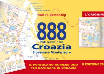 Karl-H. Beständig - Portolano Cartografico 888 CROAZIA Slovenia e Montenegro