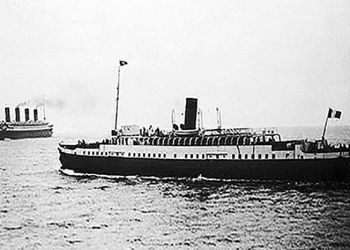 SS Nomadic, 1911: il tender del Titanic