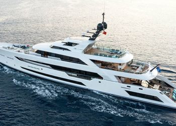 Longest steel and aluminium yacht below 500GT 55m Al Waab delivered 