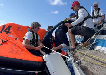 Ocean Globe Race: injured French sailor rescued by long-range helicopter mission