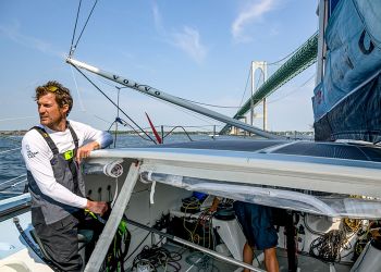 The Ocean Race Leg 5: 11th Hour Racing Team leads into the Atlantic