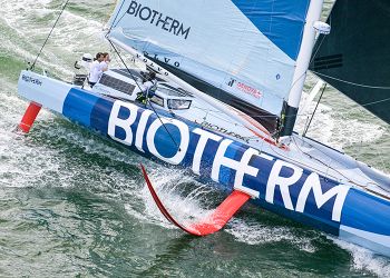 The Ocean Race: early advantage to Biotherm as Leg 4 kicks off on Super Sunday in Itajaí
