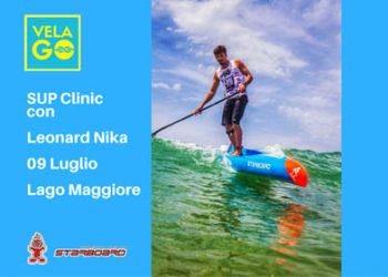 Sup Clinic con Leonard Nika sul lago Maggiore