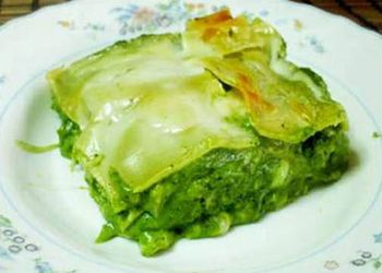 Lasagne con crema di broccoli