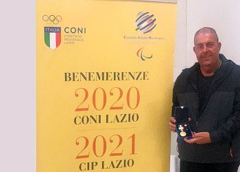 Motonautica, Maurizio Schepici  premiato al CONI con la Medaglia D’oro al Valor Atletico
