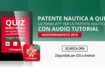 Edizioni Il Frangente - '' Patente nautica a quiz '', la prima App per la patente nautica con audio tutorial