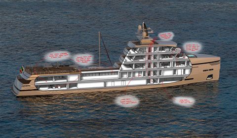 Tommaso Spadolini reveals layout details of 85m supply vessel Rosetti Superyachts