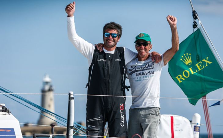 Rolex Fastnet Race - Léon surf to victory in IRC Three and Two-Handed