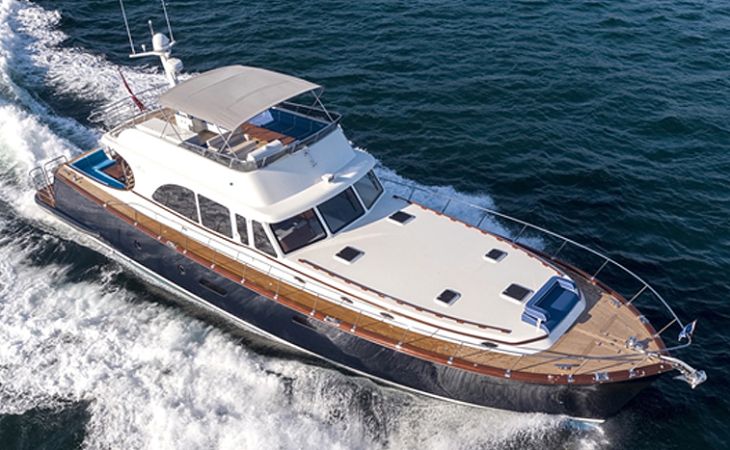 Vicem Yachts delivered the first 82ft custom cold-molded cruising superyacht