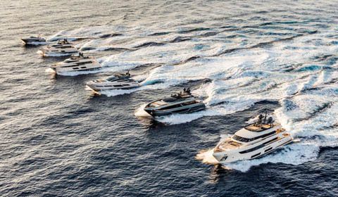Ferretti Group con 5 nuove ''Stelle'' e una flotta di 25 yacht al Cannes Yachting Festival 2018