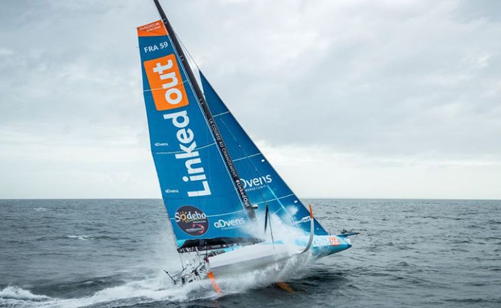 Vendée Globe - LinkedOut has taken water into bow compartment