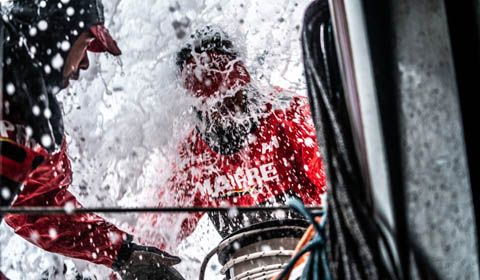 Volvo Ocean Race - MAPFRE leads fleet north of Scotland
