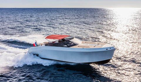 Stylish Mazu Yachts 38 Open White Pearl ready to debut at Boot Dusseldorf 2018