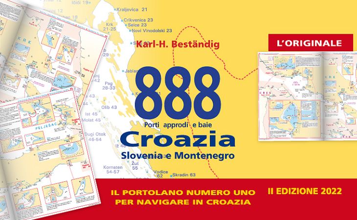 Karl-H. Beständig - Portolano Cartografico 888 CROAZIA Slovenia e Montenegro
