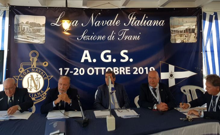 Trani, via ai lavori dell’Assemblea Generale dei Soci  della Lega Navale Italiana