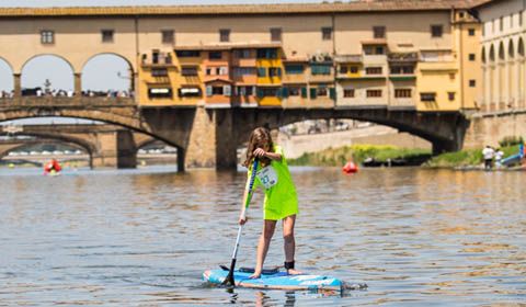 Sull'Arno a maggio si preparano i Florence Paddle Games 2019