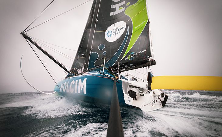 The Ocean Race Leg 3: record breaking day for IMOCA in the deep south