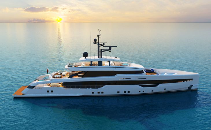 CRN comunica i primi dettagli progettuali del bespoke yacht M/Y 142 52m