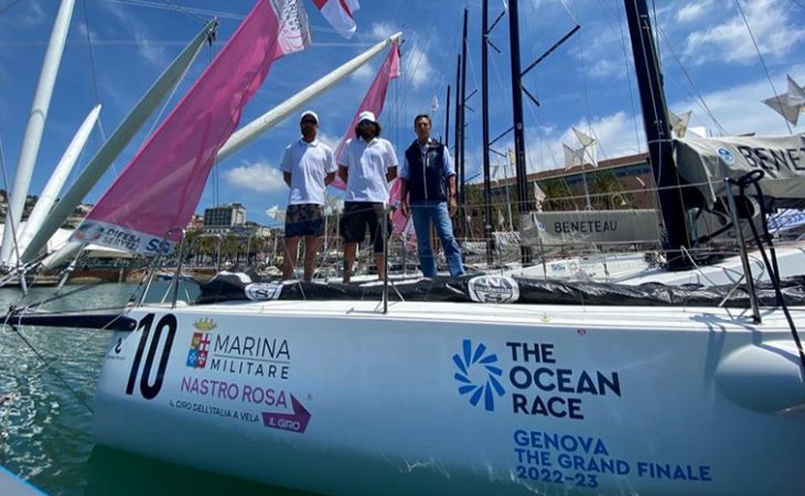 Genova protagonista al Marina Militare Nastro Rosa Tour con il team The Ocean Race - Genova The Grand Finale