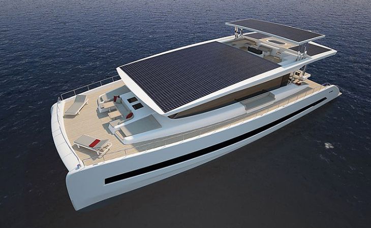 Eight new Silent-Yachts solar electric catamarans under construction