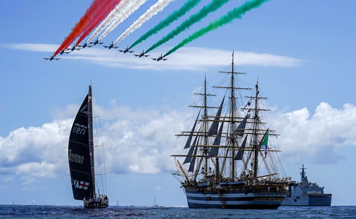 Genova: alla “festa” della The Ocean Race partecipano anche Frecce Tricolori e Amerigo Vespucci