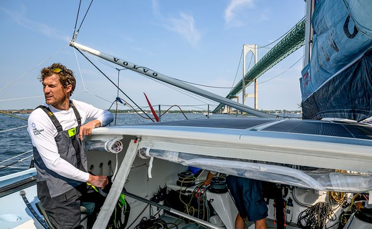 The Ocean Race Leg 5: 11th Hour Racing Team leads into the Atlantic