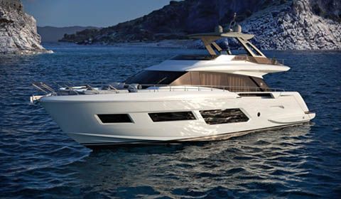 Ferretti Yachts 670: spazio alla bellezza