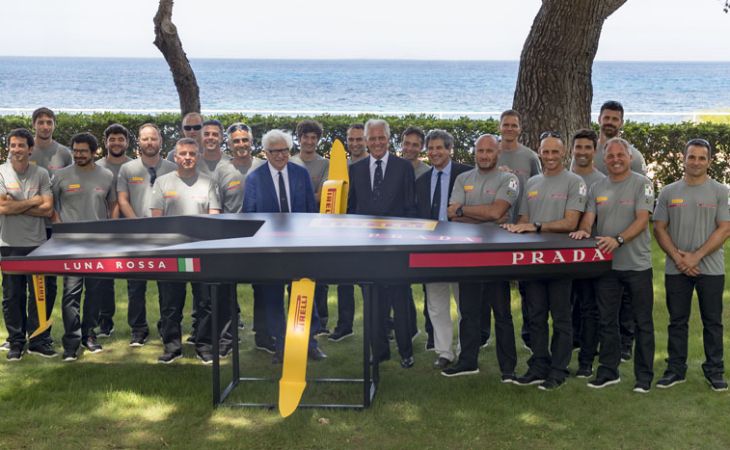 Presentato a Palermo il Luna Rossa Prada Pirelli Team, sfidante della 36^ America’s Cup
