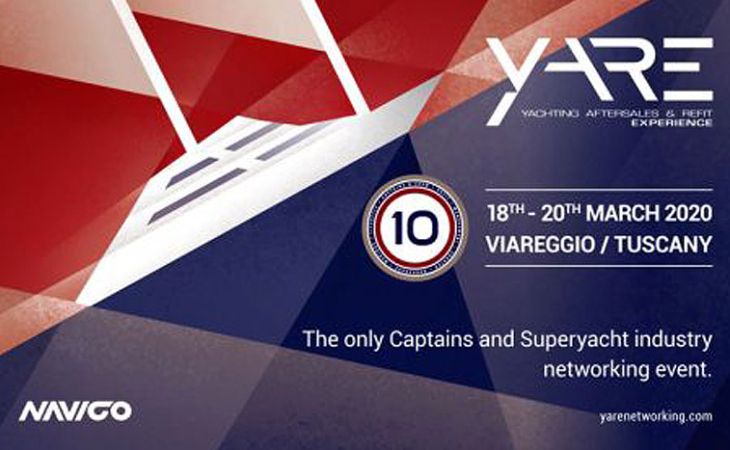 YARE 2020 Superyacht & Refit: edizione del decennale a Viareggio dal 18 al 20 marzo