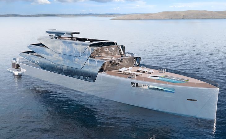 Pegasus 88m Superyacht is designed to be 