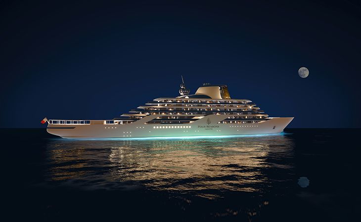 Tillberg Design of Sweden designed first 207-metre  “yacht liner” for Four Seasons with delivery in 2025