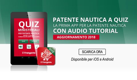 Edizioni Il Frangente - '' Patente nautica a quiz '', la prima App per la patente nautica con audio tutorial