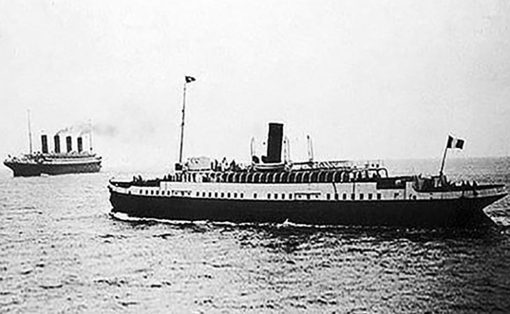 SS Nomadic, 1911: il tender del Titanic