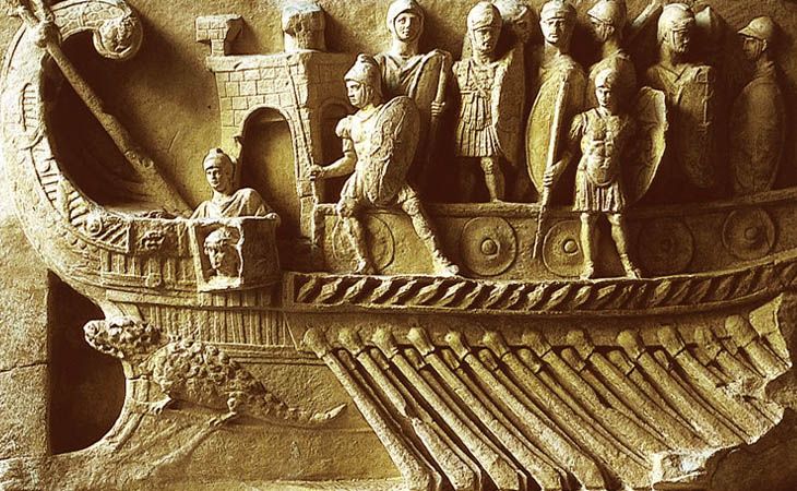 La prima battaglia oceanica della Roma di Giulio Cesare