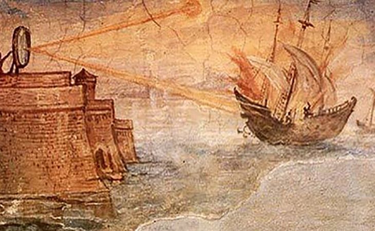 Gli specchi di Archimede e l'assedio di Siracusa