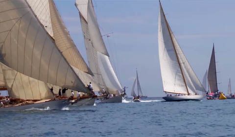 Les Voiles d'Antibes: 80 vintage beauties gather in France to get the 14th Panerai Classic Yachts Challenge underway