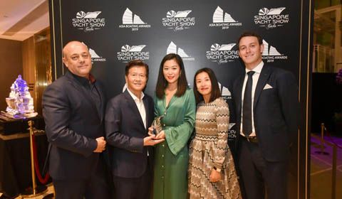 Azimut vince come Best Brand Presence in Asia agli Asia Boating Awards