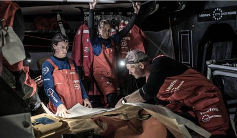 Volvo Ocean Race - Salty sailors become onboard technicians for repairs at sea