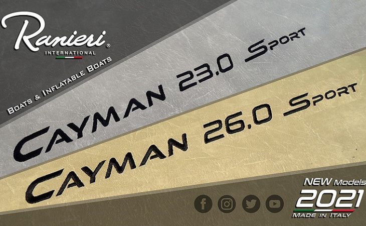 Ranieri International annuncia altre due novità 2021: Cayman 23.0 Sport e Cayman 26.0 Sport 