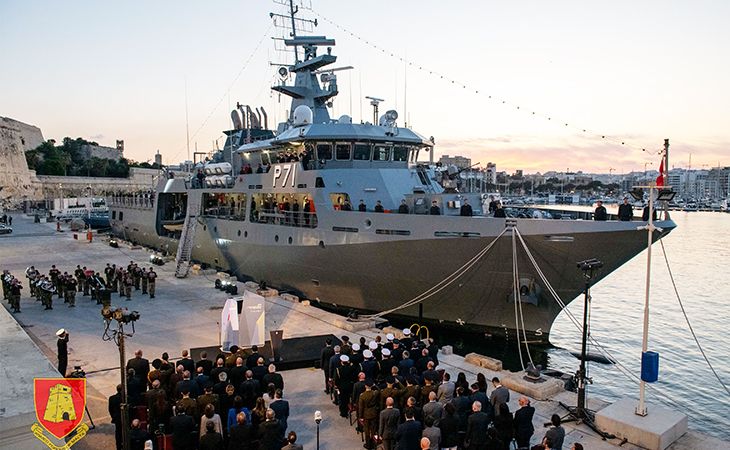  Cantiere Navale Vittoria: consegnata al governo maltese la nuova ammiraglia delle Armed Forces of Malta 